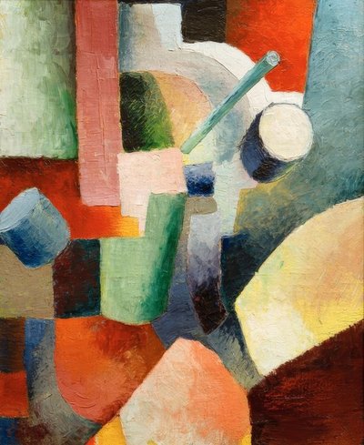 Colored Form Composition by August Macke